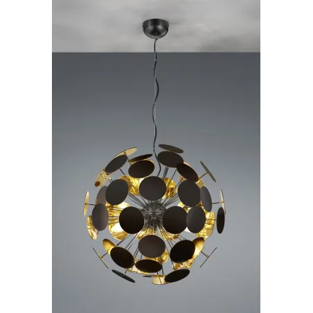 TRIO Suspension intérieur noir mat DISCALGO - Pas cher