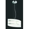 TRIO Suspension intérieur chrome et argent NIKOSIA - Pas cher
