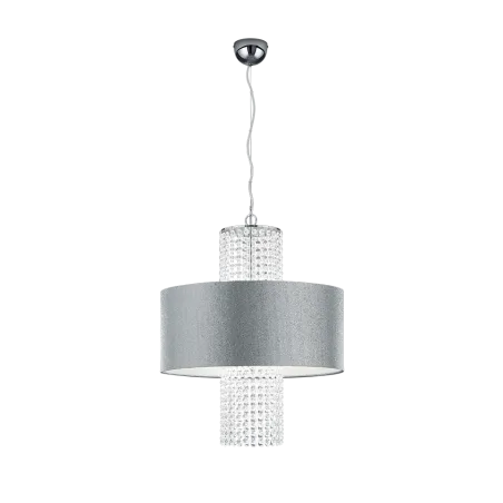 TRIO Suspension intérieur chrome et argent KING - Pas cher
