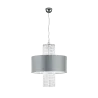 TRIO Suspension intérieur chrome et argent KING - Pas cher