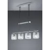 TRIO Suspension intérieur nickel mat et argent GARDA - Pas cher