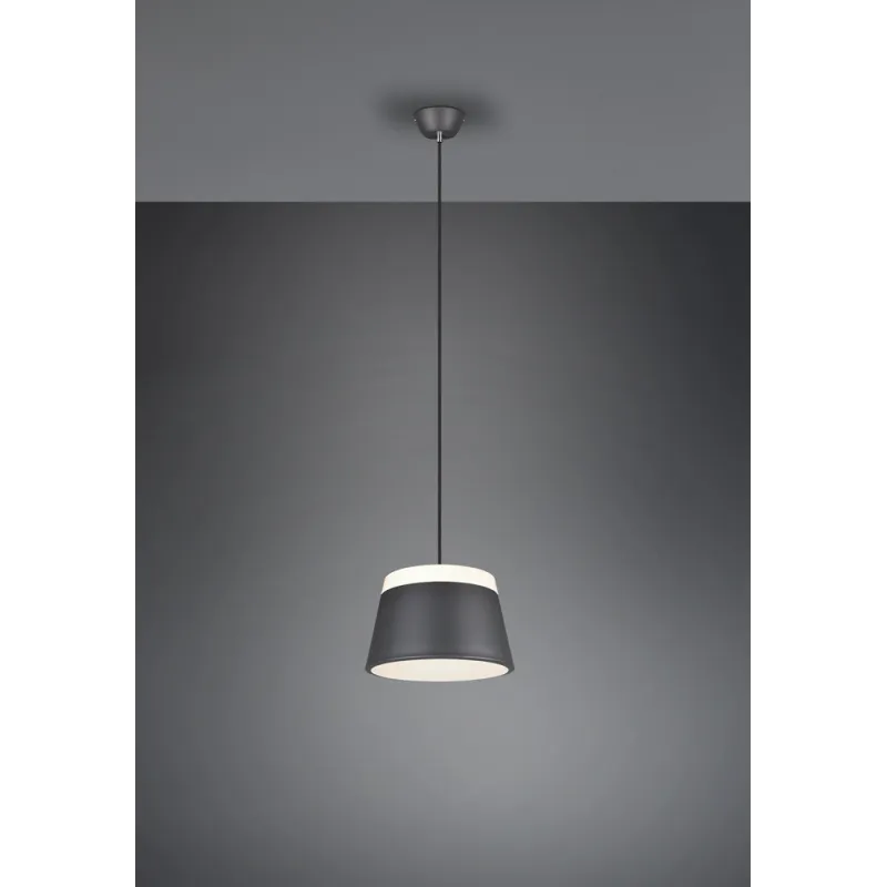 TRIO Suspension intérieur antracite et blanc BARONESS - Pas cher