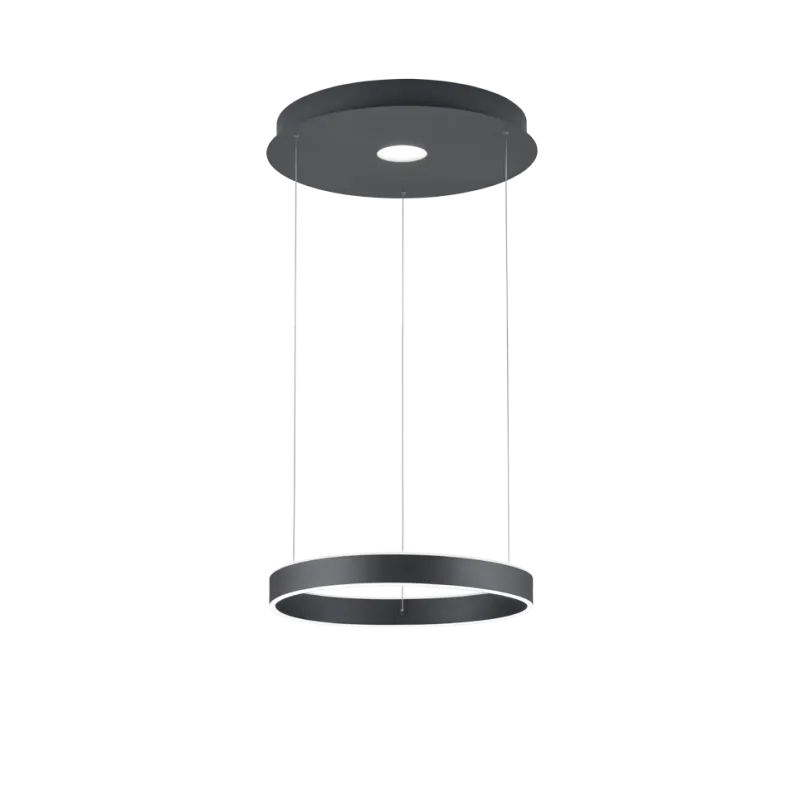 TRIO Suspension intérieur antracite et blanc LOGAN - Pas cher