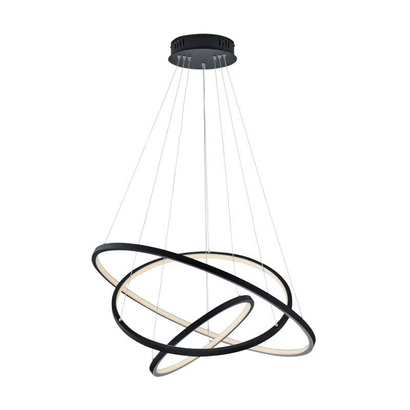 TRIO Suspension intérieur antracite et blanc AARON - Pas cher