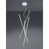 TRIO Suspension intérieur blanc mat et blanc TIRIAC - Pas cher