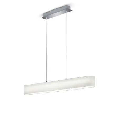 TRIO Suspension intérieur chrome et blanc LUGANO - Pas cher