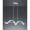 TRIO Suspension intérieur chrome et blanc SYDNEY - Pas cher
