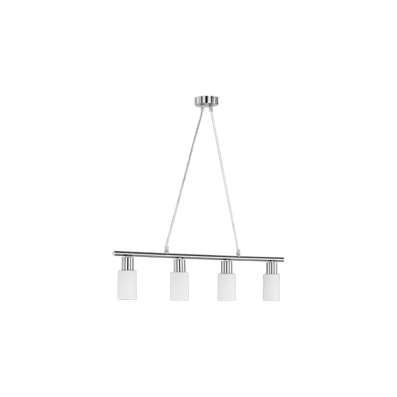 TRIO Suspension intérieur nickel mat et blanc MARS - Pas cher