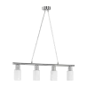 TRIO Suspension intérieur nickel mat et blanc MARS - Pas cher