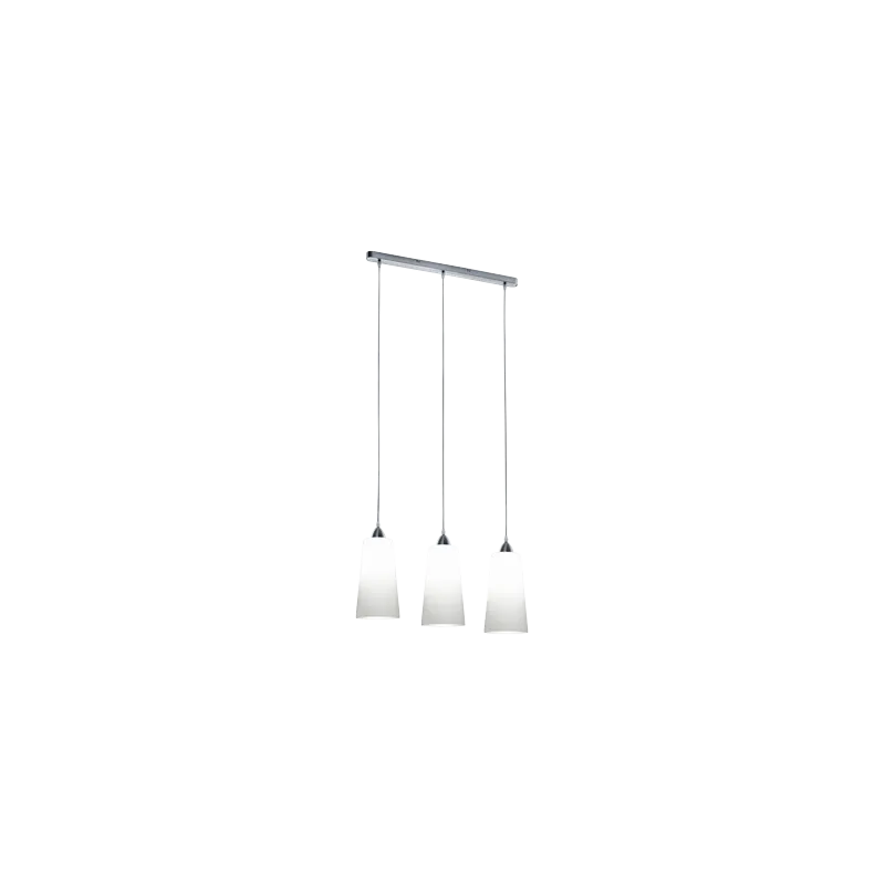 TRIO Suspension intérieur nickel mat et blanc KONI - Pas cher
