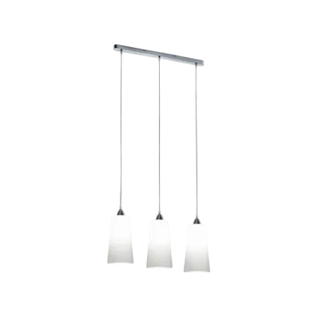 TRIO Suspension intérieur nickel mat et blanc KONI - Pas cher