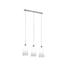 TRIO Suspension intérieur nickel mat et blanc KONI - Pas cher