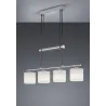 TRIO Suspension intérieur nickel mat et blanc GARDA - Pas cher