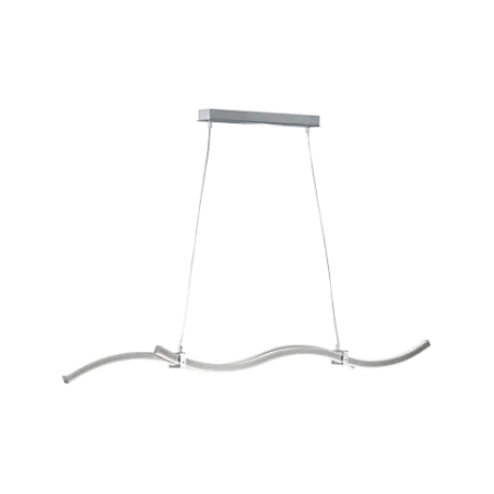 TRIO Suspension intérieur nickel mat et blanc WAVE - Pas cher