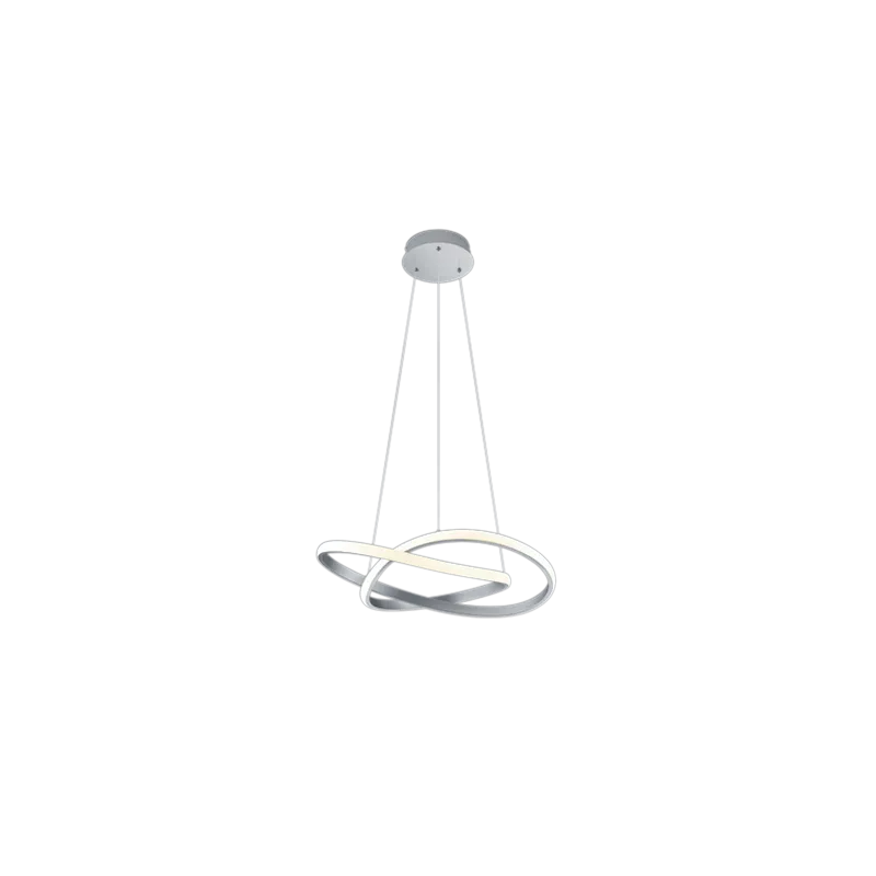 TRIO Suspension intérieur nickel mat et blanc COURSE - Pas cher