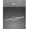 TRIO Suspension intérieur nickel mat et blanc LOOP - Pas cher