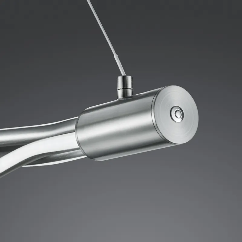 TRIO Suspension intérieur nickel mat et blanc LOOP - Pas cher