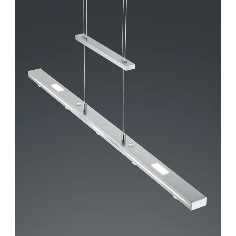 TRIO Suspension intérieur nickel mat et blanc LACAL - Pas cher