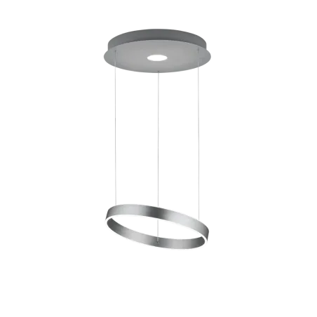 TRIO Suspension intérieur nickel mat et blanc LOGAN - Pas cher