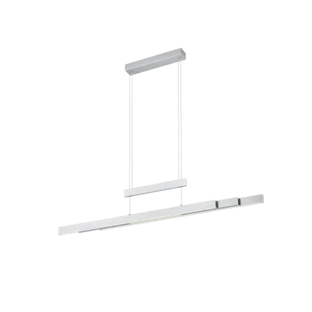 TRIO Suspension intérieur nickel mat et blanc TRAJAN - Pas cher