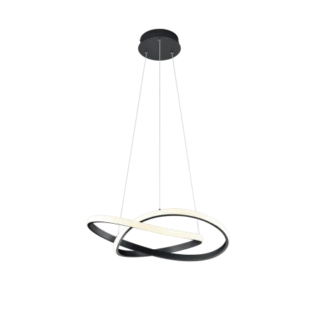 TRIO Suspension intérieur noir mat et blanc COURSE - Pas cher
