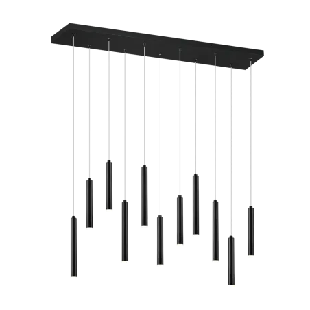 TRIO Suspension intérieur noir mat et blanc TUBULAR - Pas cher