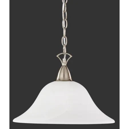 TRIO Suspension intérieur nickel mat et blanc balayé COLIN - Pas cher