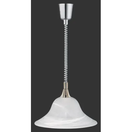 TRIO Suspension intérieur nickel mat et blanc balayé VIOLA - Pas cher