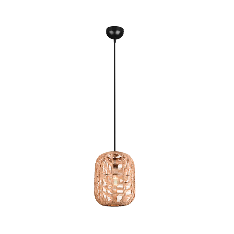 TRIO Suspension intérieur noir mat et brun RUNA - Pas cher