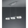 TRIO Suspension intérieur nickel mat et chrome AGENTO - Pas cher
