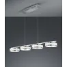 TRIO Suspension intérieur nickel mat et chrome AGENTO - Pas cher