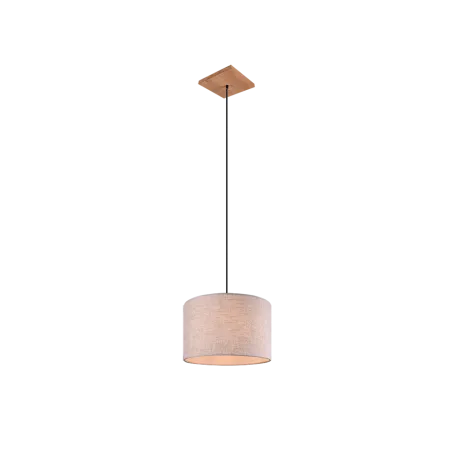 TRIO Suspension intérieur nickel antik et couleur bois ELMAU - Pas ...