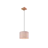 TRIO Suspension intérieur nickel antik et couleur bois ELMAU - Pas ...