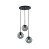 TRIO Suspension intérieur antracite et fumé BALINI - Pas cher