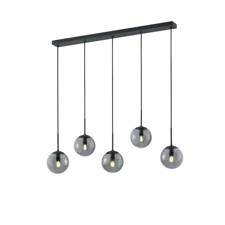 TRIO Suspension intérieur antracite et fumé BALINI - Pas cher