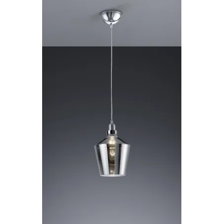TRIO Suspension intérieur couleur aluminium et fumé CALAIS - Pas cher