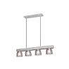TRIO Suspension intérieur gris et fumé KARINA - Pas cher