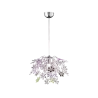 TRIO Suspension intérieur chrome et multicouleur FLOWER - Pas cher