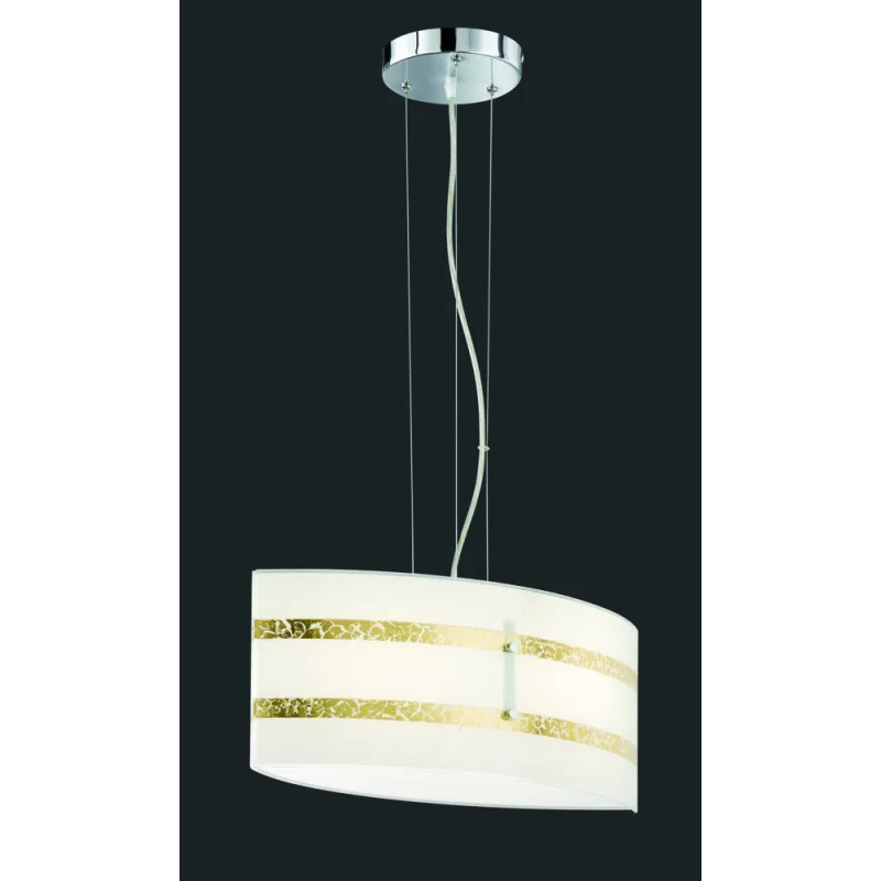 TRIO Suspension intérieur chrome et or NIKOSIA - Pas cher