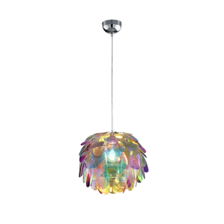 TRIO Suspension intérieur chrome et transparent - couleur CLOVER - ...