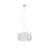 TRIO Suspension intérieur blanc mat et transparent claire VALENTE -...
