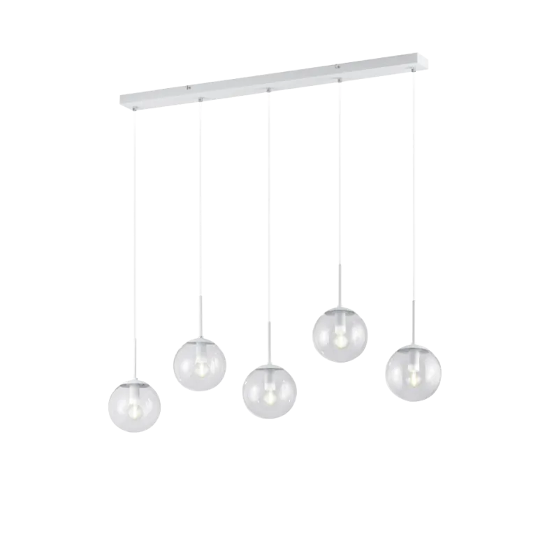TRIO Suspension intérieur blanc mat et transparent claire BALINI - ...