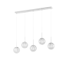 TRIO Suspension intérieur blanc mat et transparent claire BALINI - ...