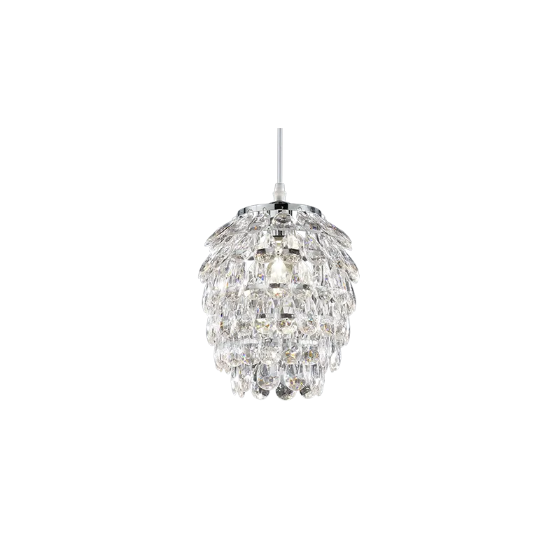 TRIO Suspension intérieur chrome et transparent claire PETTY - Pas ...