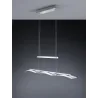TRIO Suspension intérieur nickel mat et transparent claire STAKKATO...