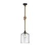 TRIO Suspension intérieur noir et transparent claire JUDITH - Pas cher