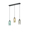 TRIO Suspension intérieur noir mat et turquoise SWIRL - Pas cher
