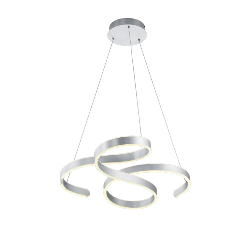 TRIO Suspension intérieur aluminium balayé FRANCIS - Pas cher