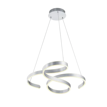 TRIO Suspension intérieur aluminium balayé FRANCIS - Pas cher
