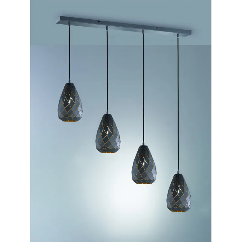 TRIO Suspension intérieur antracite ONYX - Pas cher
